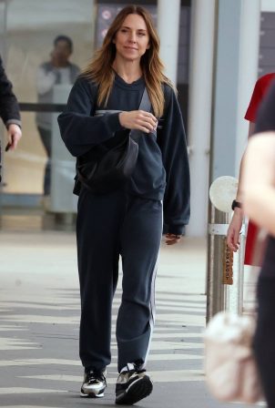 Melanie Chisholm - Seen Arriving At Perth Airport