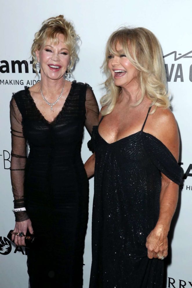 Melanie Griffith and Goldie Hawn - amfAR Gala Los Angeles 2017 in Beverly Hills