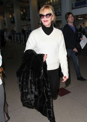 Melanie Griffith at LAX airport in LA