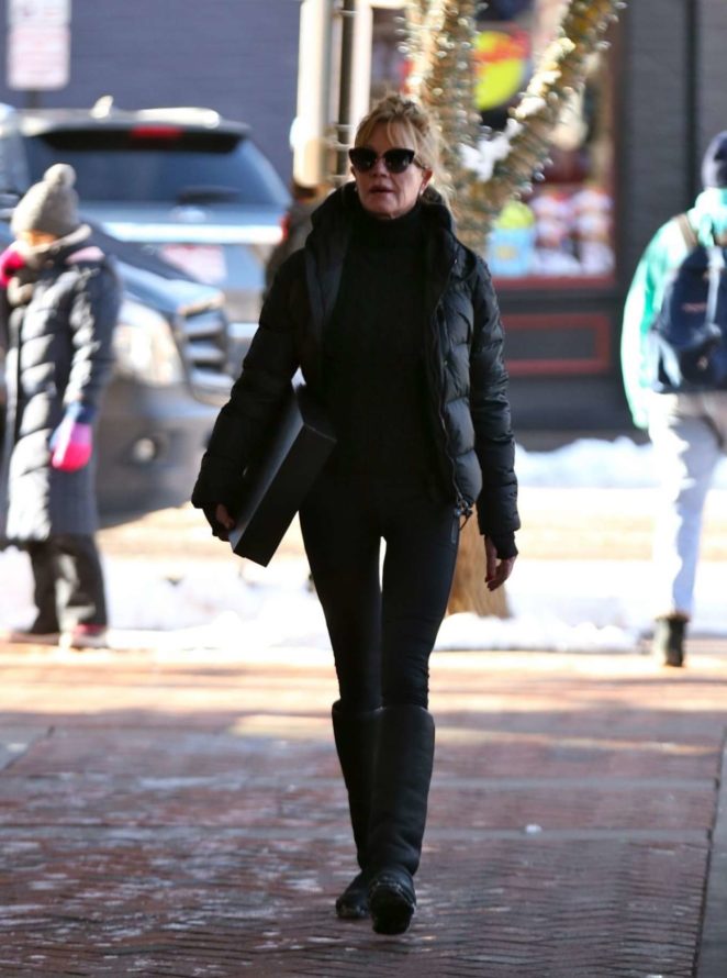 Melanie Griffith in Tights Out in Aspen