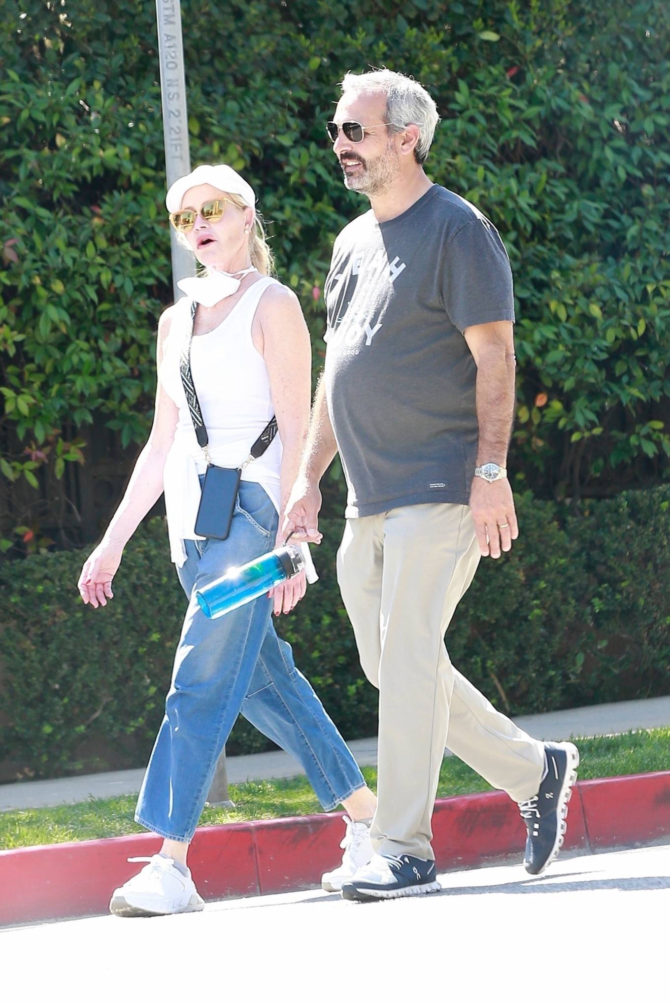 Melanie Griffith - Out for a stroll in Beverly Hills