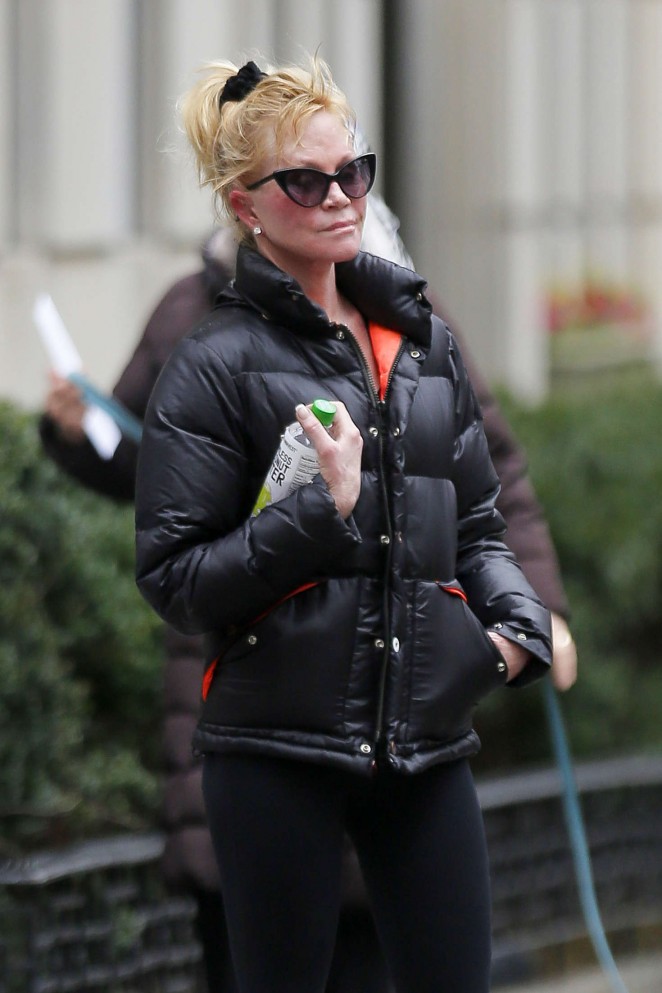 Melanie Griffith out in New York