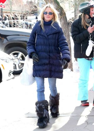 Melanie Griffith out shopping while on vacation in Aspen