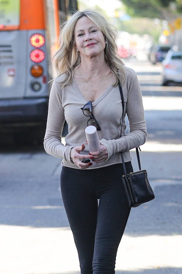 Melanie Griffith - Photographed after leaving a salon in Beverly Hills