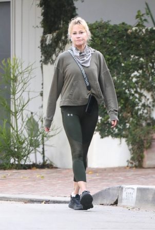 Melanie Griffith - Seen on a walk in Beverly Hills