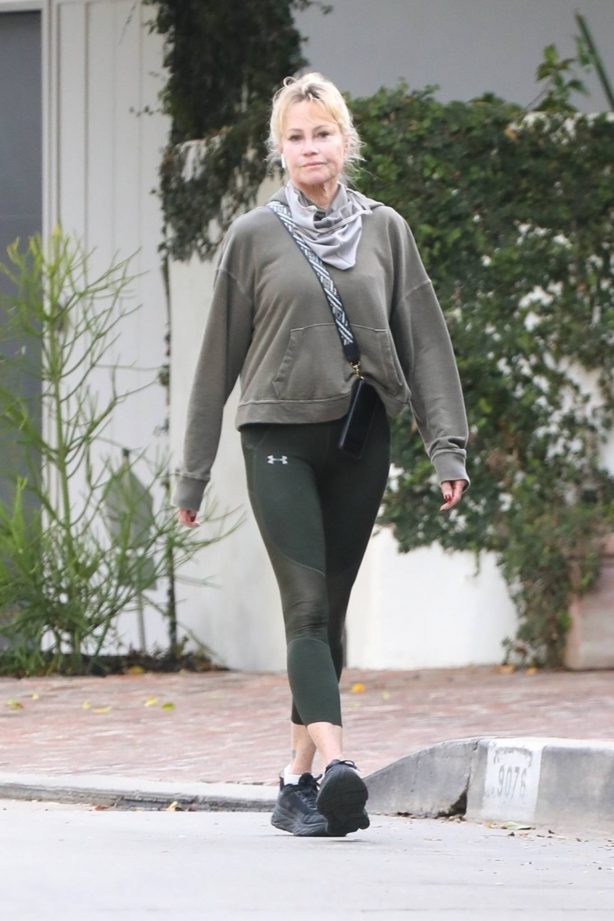 Melanie Griffith - Seen on a walk in Beverly Hills