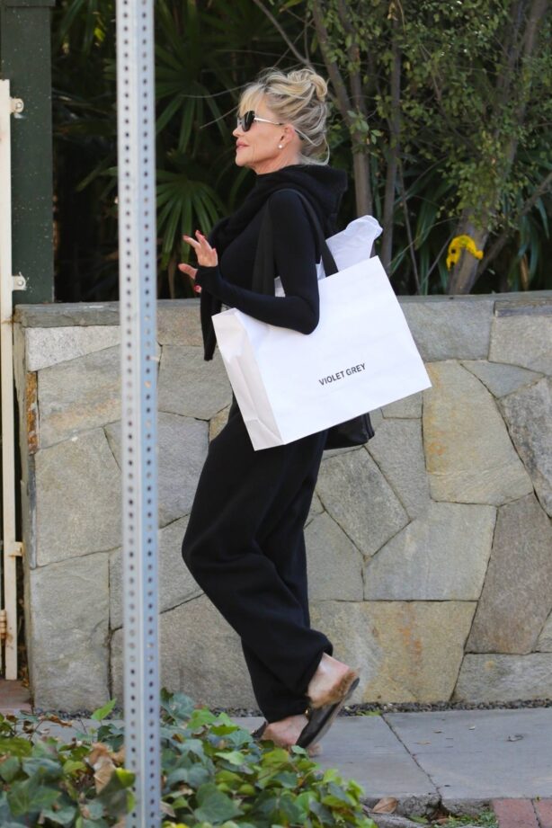 Melanie Griffith - Shopping candids in Beverly Hills