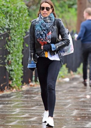 Melanie Sykes out in Primrose Hill