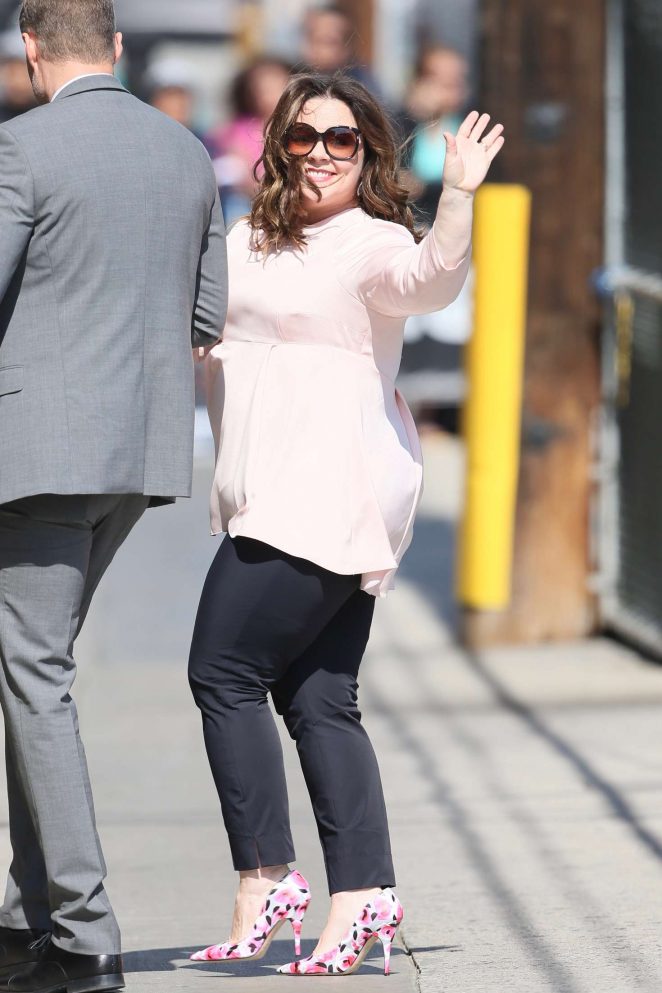 Melissa McCarthy - Arriving at Jimmy Kimmel Live in Los Angeles