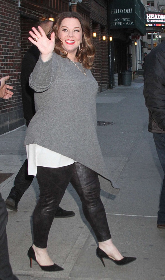 Melissa McCarthy - Leaving 'The Late Show with Stephen Colbert' in NYC