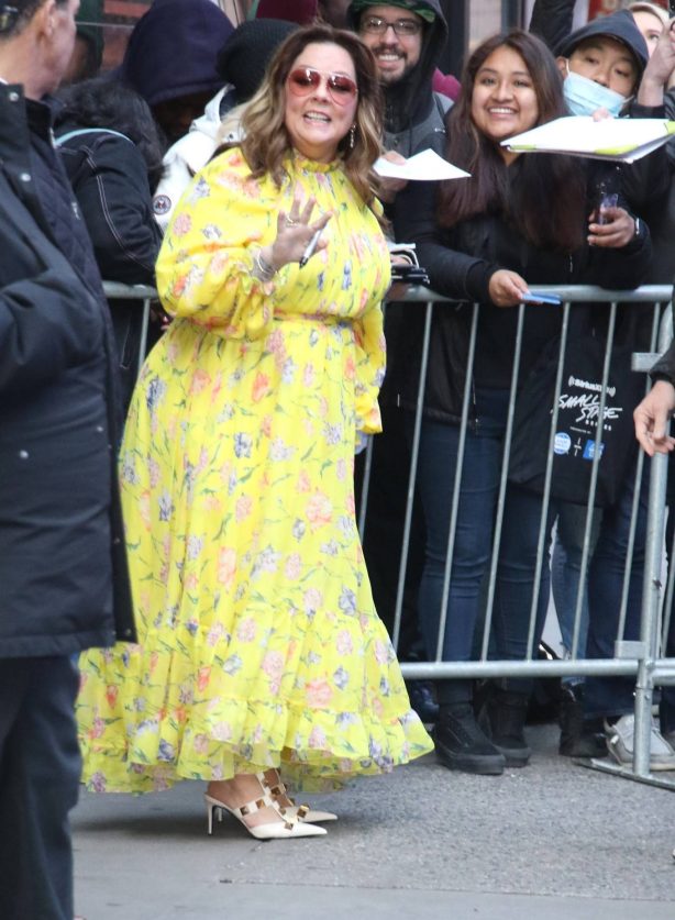 Melissa McCarthy - Pictured at Good Morning America in New York