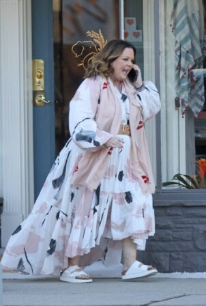 Melissa McCarthy - Wraps up a day of shooting in Los Angeles