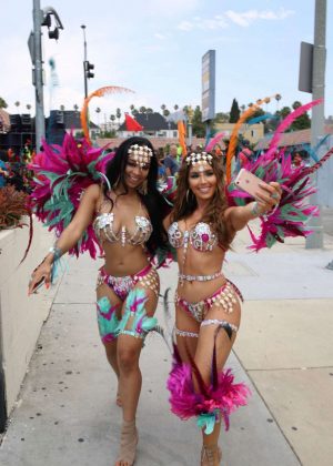 Melissa Molinaro and Liane V at The Carnival Celebration in Hollywood