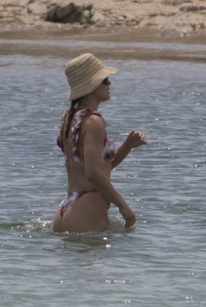 Melissa Roxburgh - In a bikini at the beach in Barcelona