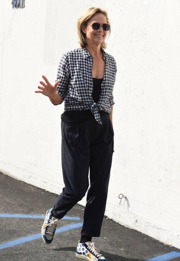 Melora Hardin - Arriving at the Dancing With The Stars rehearsal studio in Los Angeles