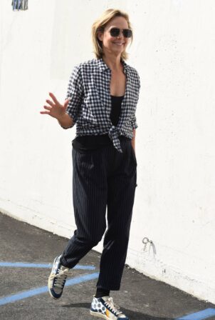 Melora Hardin - Arriving at the DWTS studio in Los Angeles