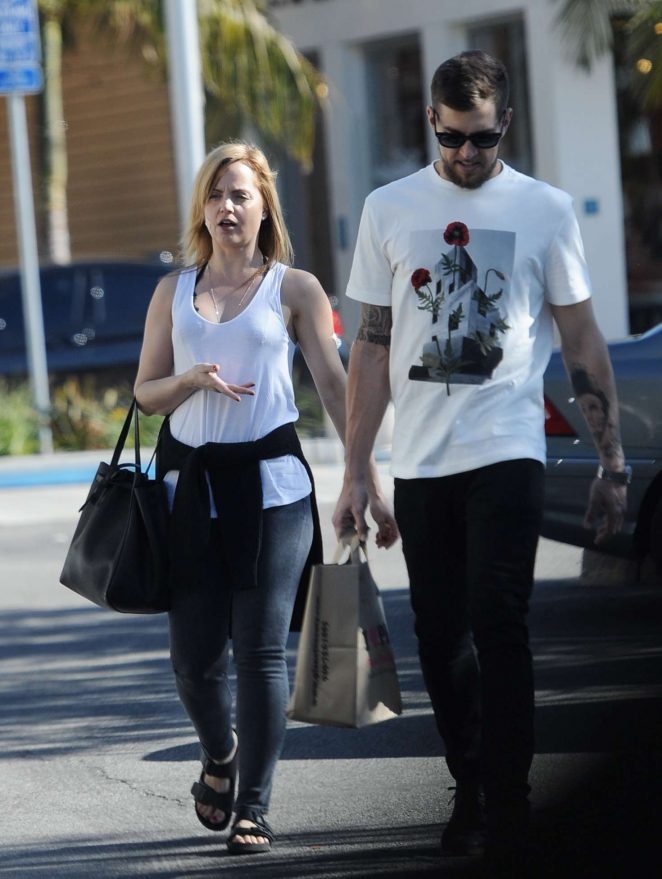 Mena Suvari and Boyfriend Michael Hope out in West Hollywood