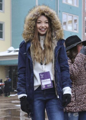 Meredith Foster out at 2017 Sundance Film Festival in Utah