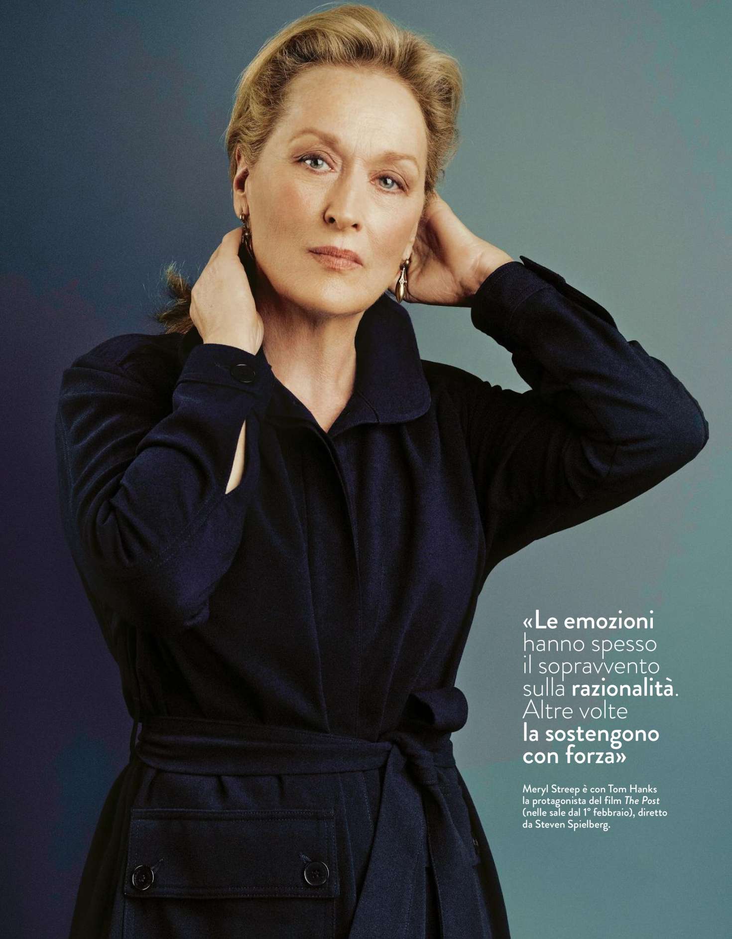 Meryl Streep – Grazia Italy Magazine (January 2018) | GotCeleb