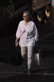 Meryl Streep - Leaving the set of 'Big Little Lies' in Los Angeles