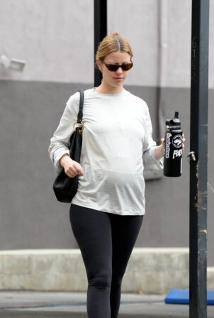 Mia Goth - Seen after a gym workout in Los Angeles