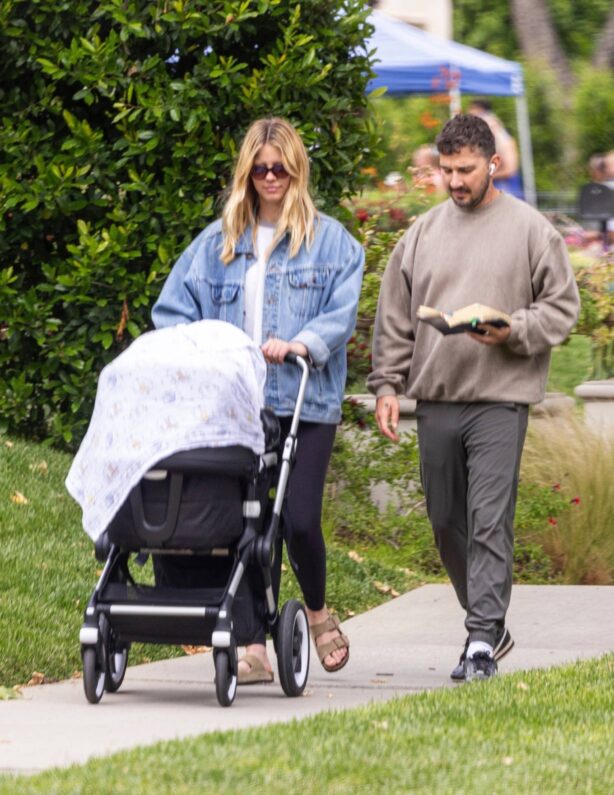 Mia Goth - Seen on a stroll on Mother's Day in Pasadena