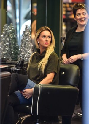 Michaella McCollum at Monet Hair Salon in Belfast