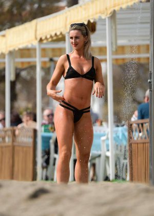 Michaella McCollum in Bikini on the beach in Marbella