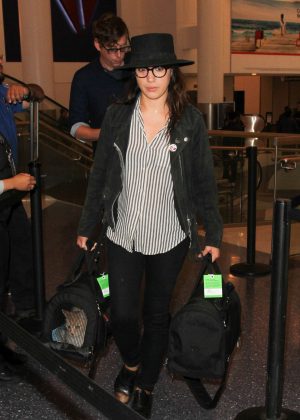 Michelle Branch at LAX Airport in Los Angeles