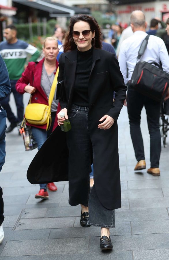 Michelle Dockery - Arrives at the Global Offices in London