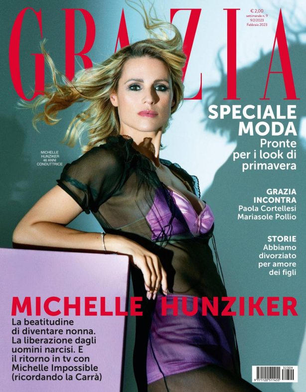 Michelle Hunziker - Grazia Italia (Feb 2023)