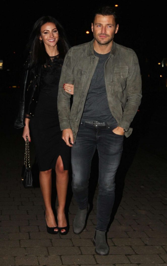 Michelle Keegan and husband Mark Wright out in Essex