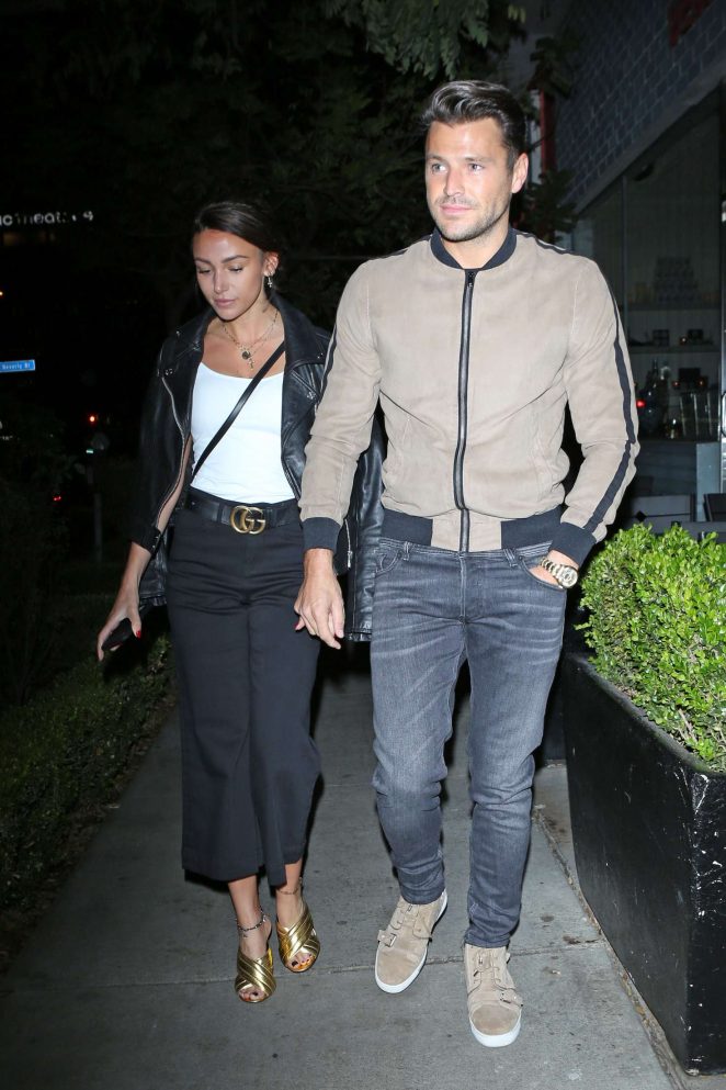Michelle Keegan at Il Piccolino in West Hollywood