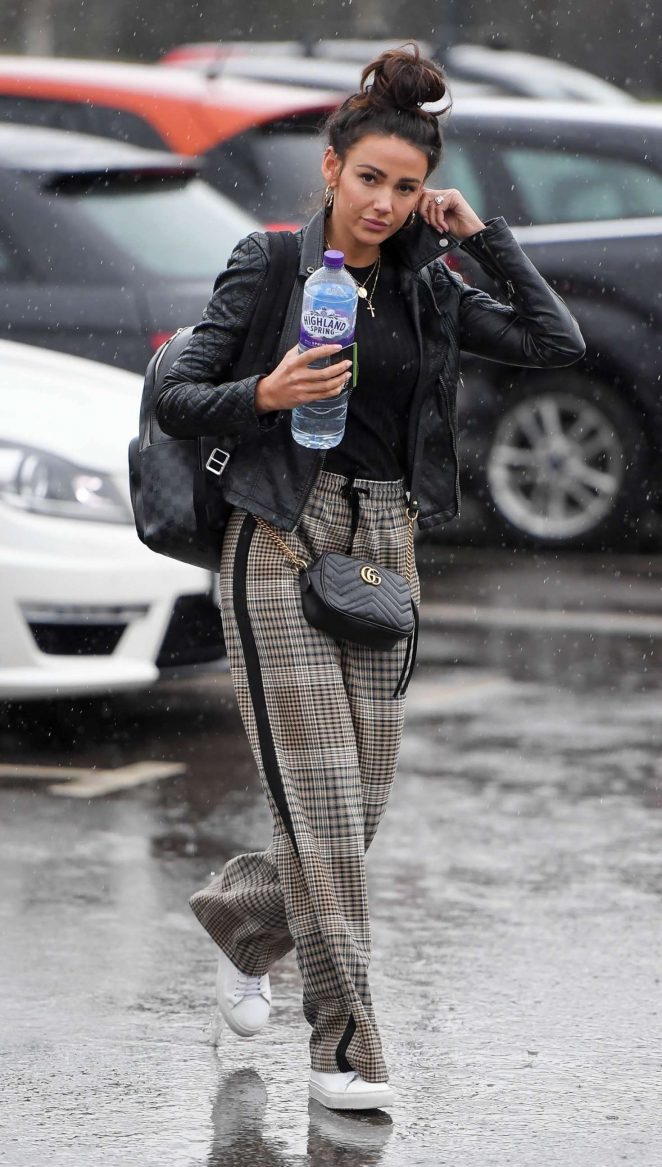 Michelle Keegan - Heading to the gym in Manchester