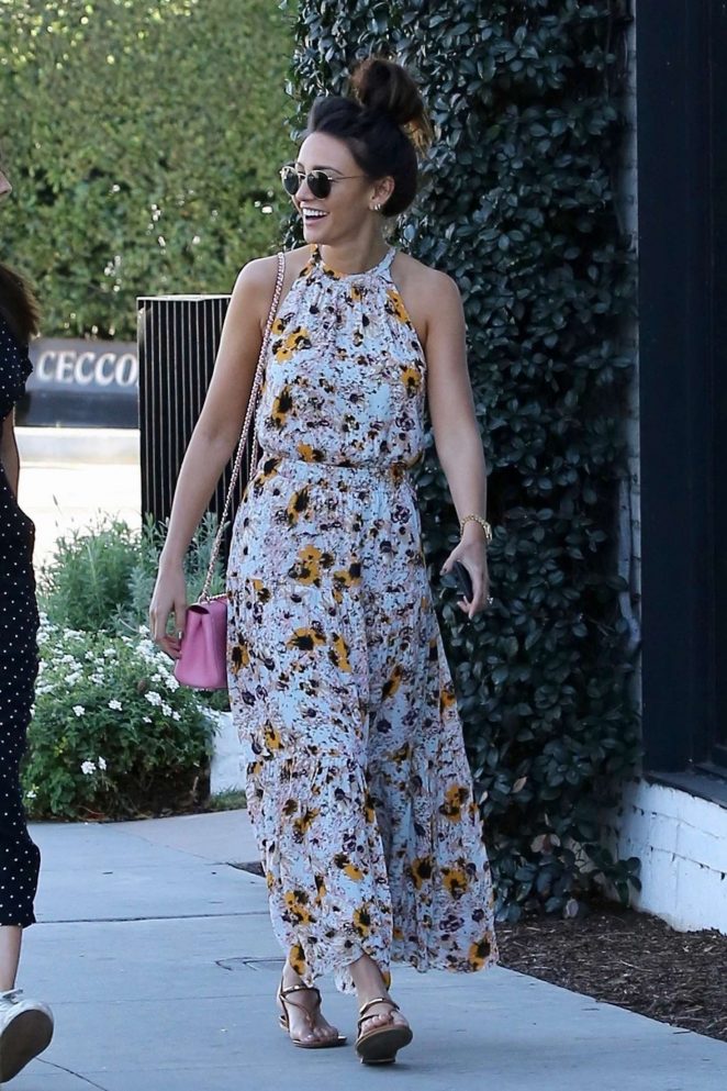 Michelle Keegan in Long Dress out in West Hollywood