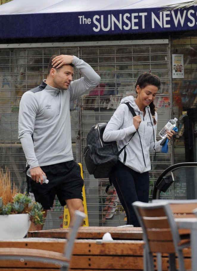 Michelle Keegan - Leaving the gym in Hollywood