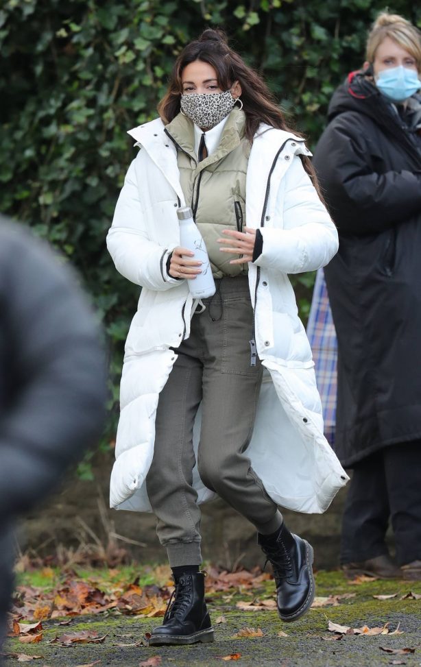 Michelle Keegan - on the set of 'Brassic' in Lancashire