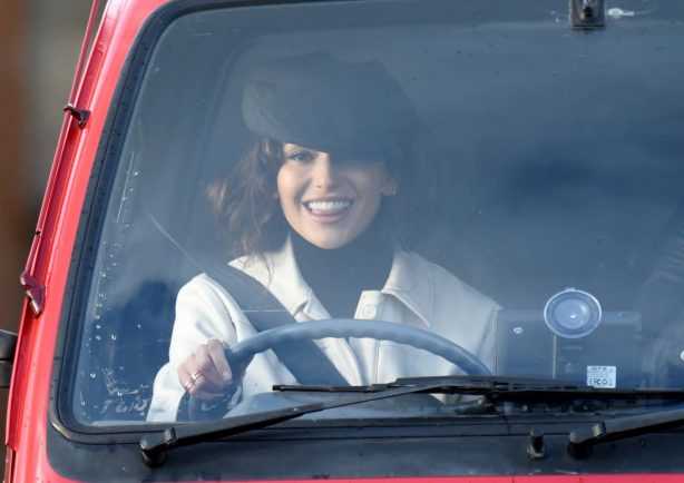 Michelle Keegan - On the set of TV Show 'Brassic' in Lancashire