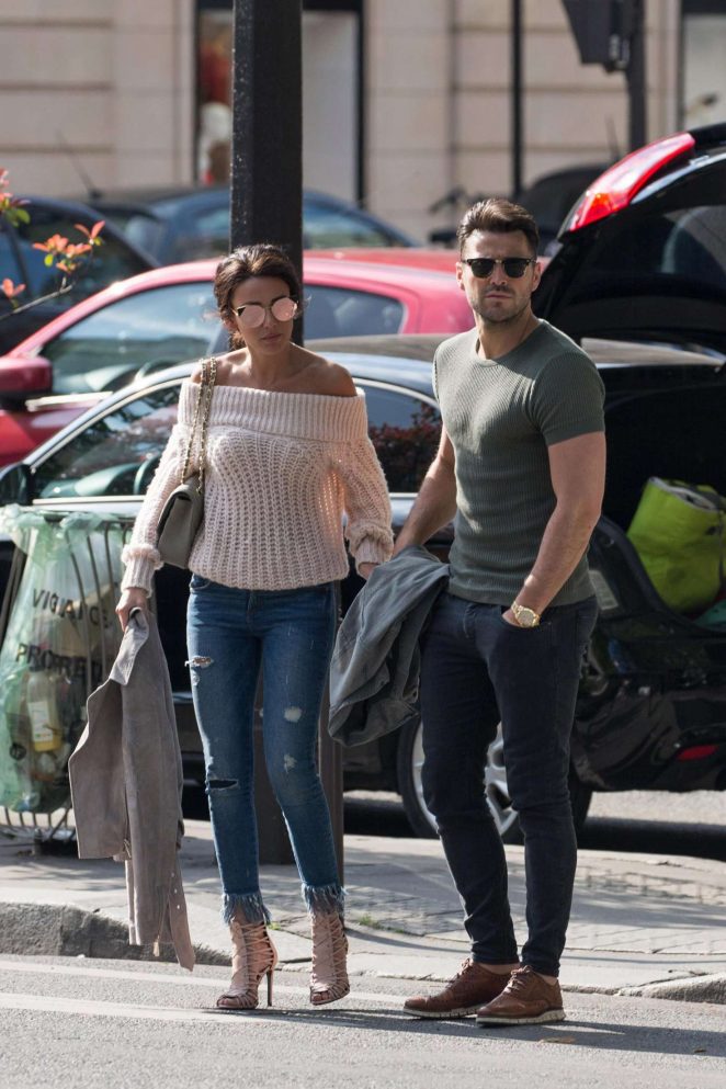 Michelle Keegan out and about in Paris