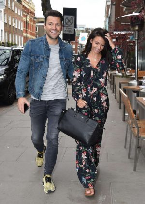 Michelle Keegan Out in London