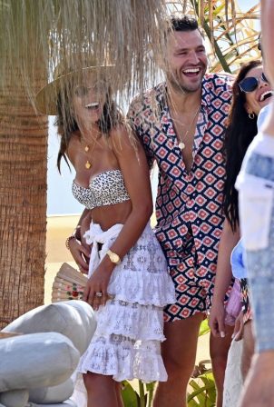 Michelle Keegan - Pictured at Playa Padre in Marbella