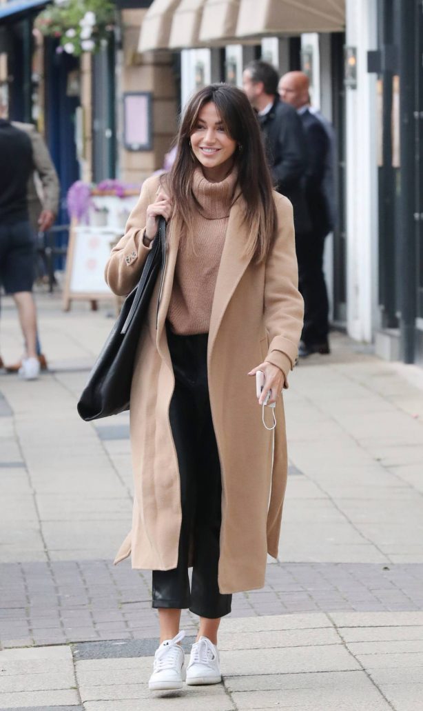 Michelle Keegan - Seen at Victors Eatery in Hale Village - Cheshire