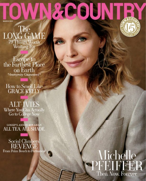 Michelle Pfeiffer - Town and Country (March 2021)