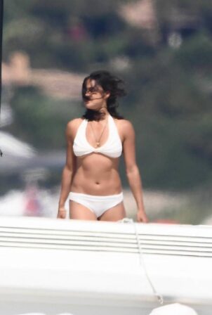 Michelle Rodriguez - Enjoying holidays on a yacht in Porto Cervo