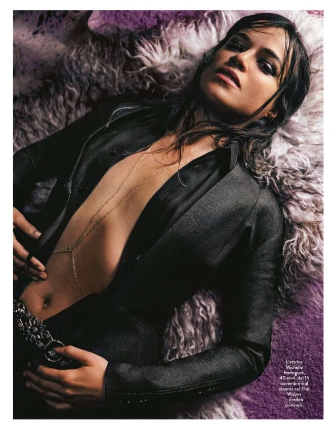 Michelle Rodriguez - Grazia Italy Magazine (November 2018)