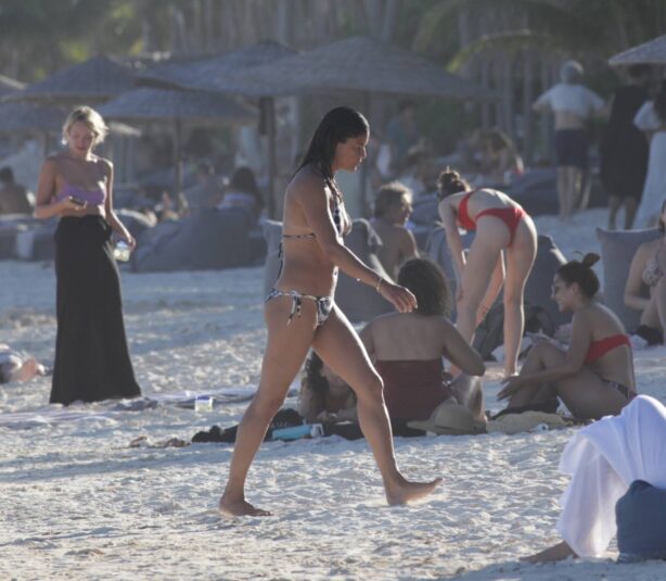 Michelle Rodriguez - In a bikini in Tulum