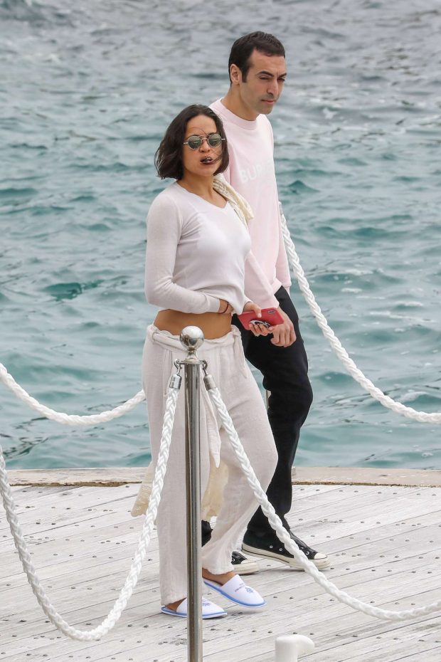Michelle Rodriguez - Leaves Eden Roc Hotel in Cannes
