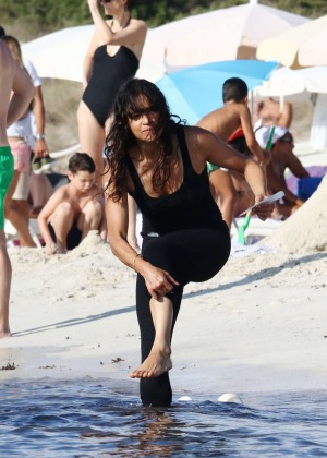 Michelle Rodriguez on Vacation in Formentera