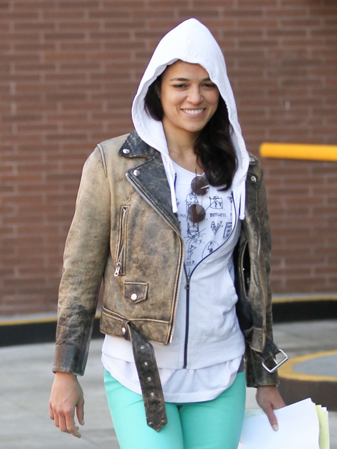 Michelle Rodriguez out in Beverly Hills
