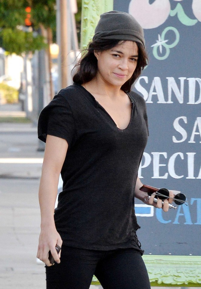 Michelle Rodriguez out in Los Angeles